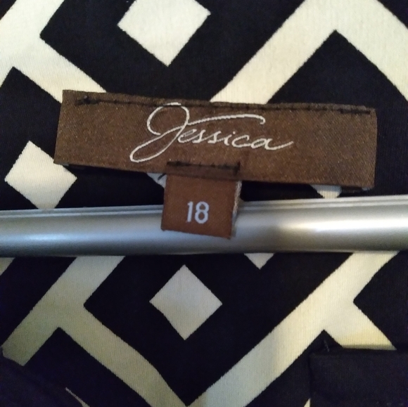 Vintage Geometric Print Pullover Dress - Picture 2 of 2